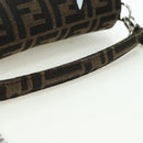 FENDI Zucca Canvas Miniryu FRGMT x POKÉMON Mamma Baguette Black Auth 167247SM-7