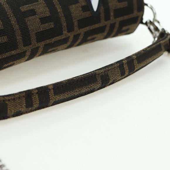 FENDI Zucca Canvas Miniryu FRGMT x POKÉMON Mamma Baguette Black Auth 167247SM