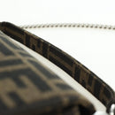 FENDI Zucca Canvas Miniryu FRGMT x POKÉMON Mamma Baguette Black Auth 167247SM-14