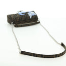 FENDI Zucca Canvas Miniryu FRGMT x POKÉMON Mamma Baguette Black Auth 167247SM-8