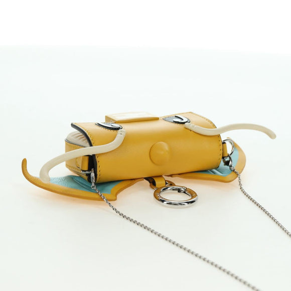 FENDI FRGMT x POKÉMON Mini Mamma Baguette Dragoran Tasche Leder Auth 167248SM