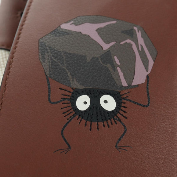 LOEWE × Ghibli Spirited Away Hammock Drawstring Bag Soot Sprites Auth 167249SM