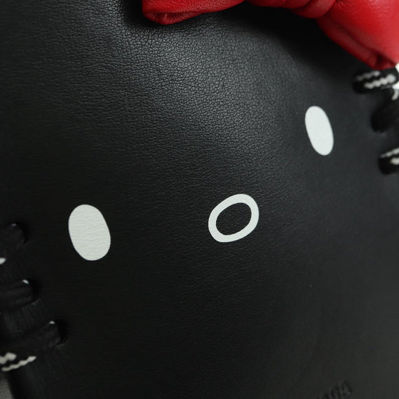 BALENCIAGA × Sanrio Hello Kitty Hand Bag Leather 2way Black 619043 Auth 167250SM