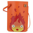 LOEWE × Ghibli Howl's Moving Castle Pebble Dice Pocket Calcifer Auth 167251SM-13