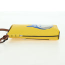 LOEWE × Studio Ghibli Gate Pocket Medium Totoro Bag Leather Yellow Auth 167254SM-3