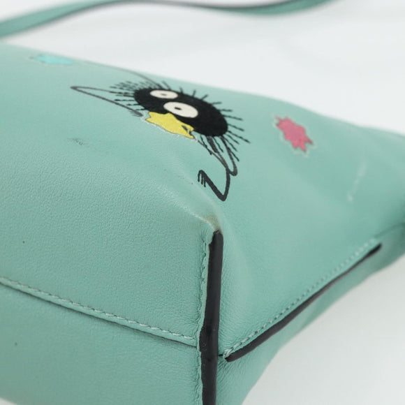 LOEWE × Ghibli Spirited Away Flamenco Clutch Bag Susuwatari Auth 167255SM