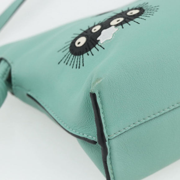 LOEWE × Ghibli Spirited Away Flamenco Clutch Bag Susuwatari Auth 167255SM