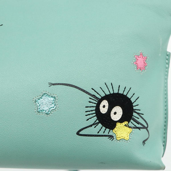 LOEWE × Ghibli Spirited Away Flamenco Clutch Bag Susuwatari Auth 167255SM