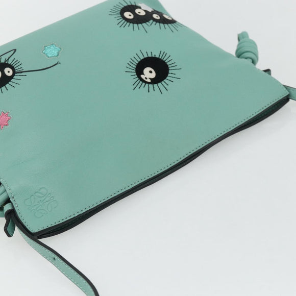 LOEWE × Ghibli Spirited Away Flamenco Clutch Bag Susuwatari Auth 167255SM