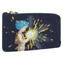 LOEWE × Ghibli Howl's Moving Castle Coin Card Holder Leather Navy Auth 167256SM-1