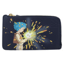 LOEWE × Ghibli Howl's Moving Castle Coin Card Holder Leather Navy Auth 167256SM-13