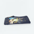 LOEWE × Ghibli Howl's Moving Castle Coin Card Holder Leather Navy Auth 167256SM-6