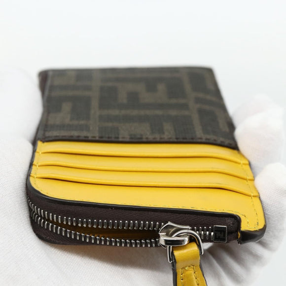 FENDI x FRGMT x POKÉMON Zucca Canvas Dragonfly Coin Purse Black Auth 167258SM
