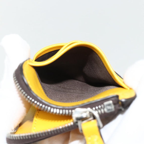 FENDI x FRGMT x POKÉMON Zucca Canvas Dragonfly Coin Purse Black Auth 167258SM