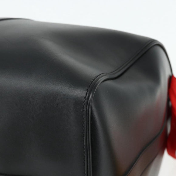 LOUIS VUITTON Flag Keepall Bandouliere 50 Bag Leather Black M55268 Auth 167262SM