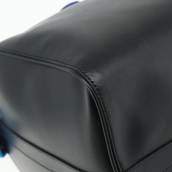 LOUIS VUITTON Flag Keepall Bandouliere 50 Bag Leather Black M55268 Auth 167262SM