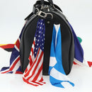 LOUIS VUITTON Flag Keepall Bandouliere 50 Bag Leather Black M55268 Auth 167262SM-4