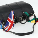 LOUIS VUITTON Flag Keepall Bandouliere 50 Bag Leather Black M55268 Auth 167262SM-8
