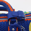 LOUIS VUITTON Monogram Flower Keepall Bandouliere 50 Blue M21895 Auth 167265SM-18
