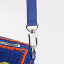 LOUIS VUITTON Monogram Flower Keepall Bandouliere 50 Blue M21895 Auth 167265SM-21