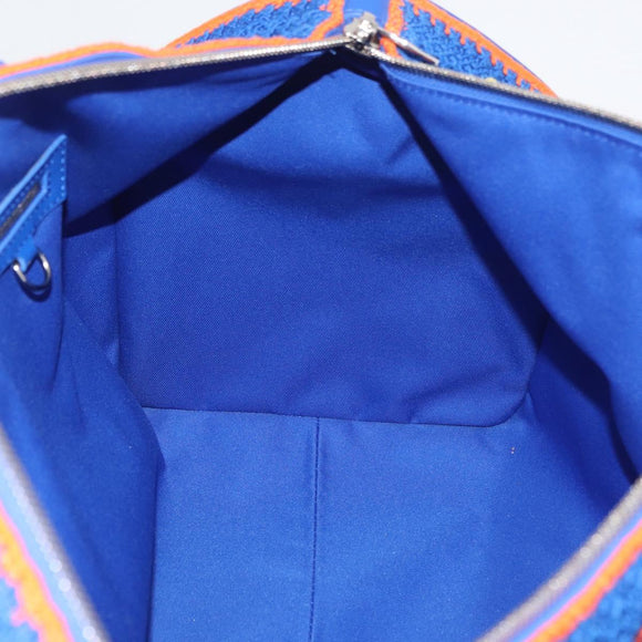 LOUIS VUITTON Monogram Flower Keepall Bandouliere 50 Blue M21895 Auth 167265SM