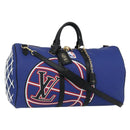 LOUIS VUITTON Monogram LVxNBA Keepall Bandouliere 50 Blue M21105 Auth 167266SM-1