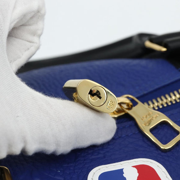 LOUIS VUITTON Monogram LVxNBA Keepall Bandouliere 50 Blue M21105 Auth 167266SM