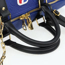 LOUIS VUITTON Monogram LVxNBA Keepall Bandouliere 50 Blue M21105 Auth 167266SM-7