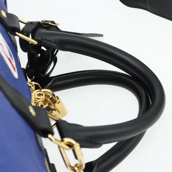 LOUIS VUITTON Monogram LVxNBA Keepall Bandouliere 50 Blue M21105 Auth 167266SM