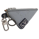 LOUIS VUITTON Monogram Satellite Porte Cles Charm Silver MP2217 LV Auth 167268M-1
