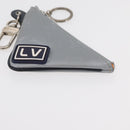 LOUIS VUITTON Monogram Satellite Porte Cles Charm Silver MP2217 LV Auth 167268M-14