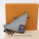 LOUIS VUITTON Monogram Satellite Porte Cles Charm Silver MP2217 LV Auth 167268M-12