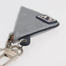 LOUIS VUITTON Monogram Satellite Porte Cles Charm Silver MP2217 LV Auth 167268M-4