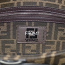 FENDI Zucca Canvas FRGMT x POKÉMON Mamma Baguette Dragonite Black Auth 167269SM-18
