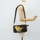 FENDI Zucca Canvas FRGMT x POKÉMON Mamma Baguette Dragonite Black Auth 167269SM-25