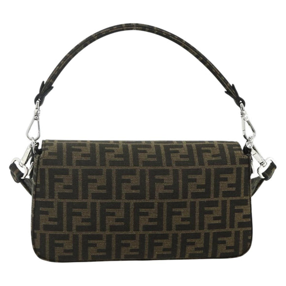FENDI Zucca Canvas FRGMT x POKÉMON Mamma Baguette Dragonite Black Auth 167269SM
