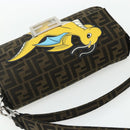 FENDI Zucca Canvas FRGMT x POKÉMON Mamma Baguette Dragonite Black Auth 167269SM-6