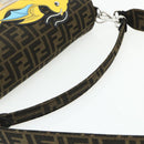 FENDI Zucca Canvas FRGMT x POKÉMON Mamma Baguette Dragonite Black Auth 167269SM-7