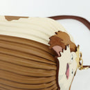 LOEWE × Studio Ghibli Howl's Moving Castle Hin Bag Leather Beige Auth 167271SM-16