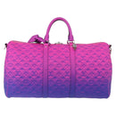 LOUIS VUITTON Taurillon Illusion Keepall Bandouliere 50 M59713 LV Auth 167272SM-13