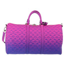LOUIS VUITTON Taurillon Illusion Keepall Bandouliere 50 M59713 LV Auth 167272SM-2