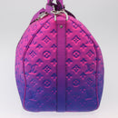 LOUIS VUITTON Taurillon Illusion Keepall Bandouliere 50 M59713 LV Auth 167272SM-3