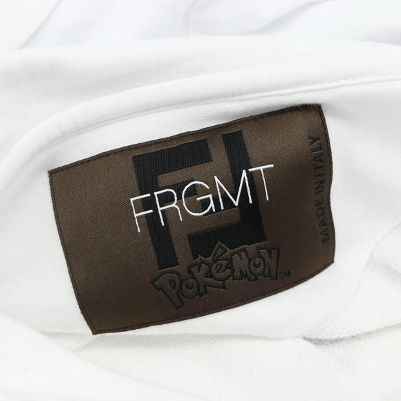 FENDI FENDI x FRGMT x POKÉMON Hoodie Kairyu Cotton XS White Auth 167274SM