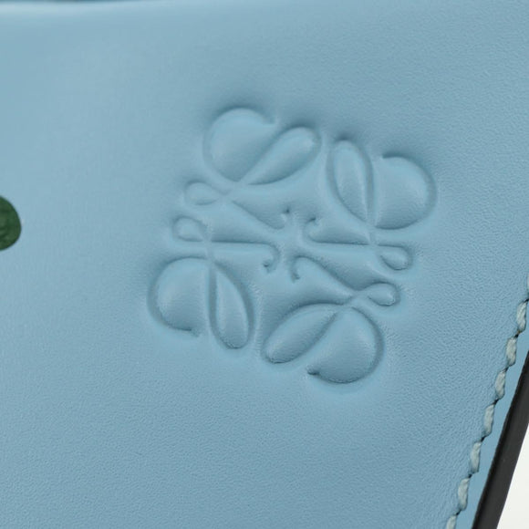 LOEWE × Ghibli My Neighbor Totoro Gate Pocket Leather Light Blue Auth 167291SM