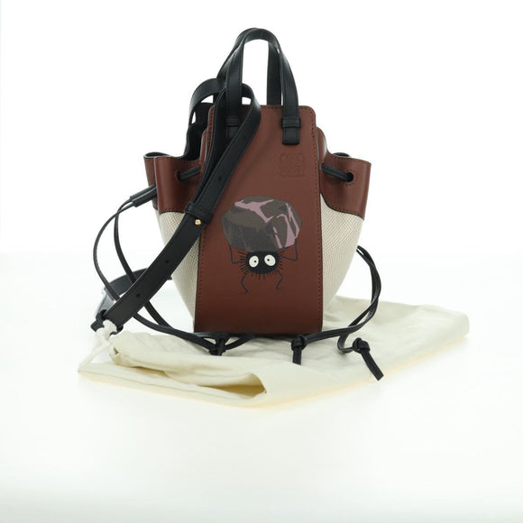 LOEWE × Ghibli Spirited Away Hammock Drawstring Soot Sprites Brown Auth 167292SM