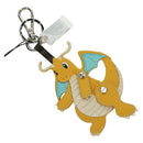 FENDI x FRGMT x POKÉMON Dragonite Bag Charm Leather Orange Silver Auth 167296SM-1