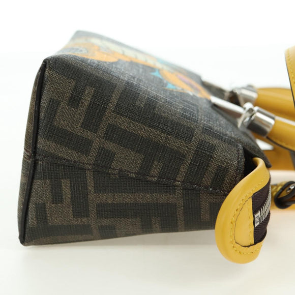 FENDI x FRGMT x POKÉMON Zucca Canvas By The Way Mini Dragonite Auth 167297SM
