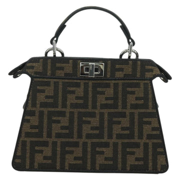 FENDI x FRGMT x POKÉMON Zucca Peek A Boo Dratini Bag 2way Brown Auth 167302SM - 0