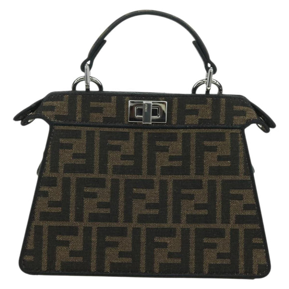 FENDI x FRGMT x POKÉMON Zucca Peek A Boo Dratini Bag 2way Brown Auth 167302SM