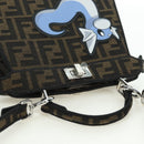 FENDI x FRGMT x POKÉMON Zucca Peek A Boo Dratini Bag 2way Brown Auth 167302SM-6